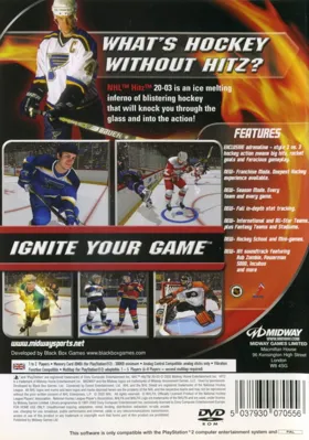 NHL Hitz 2003 box cover back